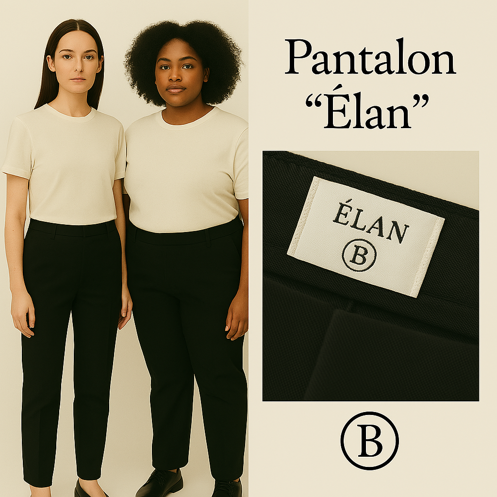 Pantalon " Elan "  femme Chino polycoton